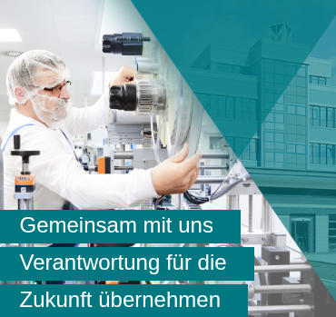 Gemeinsam mit uns Verantwortung für die Zukunft übernehmen